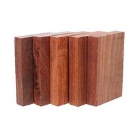 EXCEART 5 Piezas Madera Bloques De Talla De Tilo Bloques De Tilo Tabla Tallar Bloques Placa Artesanal De Bricolaje Palisandro De Hoja Pequeña Sándalo Rojo De Hoja Pequeña Cuarenta y Seis