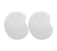 EXCEART 50 Anillos de Revestimiento de Papel para Calentadores de Cera Redondos, Protección para Ollas de Cera en Casas y Salones de Belleza