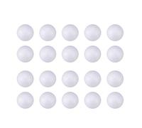 EXCEART 50 Bolas de poliestireno sólidas White para Manualidades, decoración de Bodas, Adornos navideños y proyectos creativos