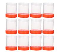 EXCEART 50 Pcs/1 Pack 40ml Taza De Muestras De Orina Desechable Con Tapa De Tornillo, Contenedor De Muestras De PláStic Para Uso En Laboratorio (Color Aleatorio)