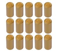 EXCEART 50 Tapones Selladores de Vino Dorados de Pvc para Botellas Boca de 33mm, Ligeros y Perfectos para Bodegas y Tiendas de Vino