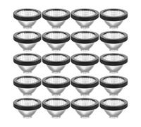 EXCEART 50 Unidades Pantalla de Lámpara para Foco LED Forma de Animal, Hecha de Plástico Solar Fácil Instalación para Jardín y Patio