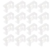 EXCEART 500 piezas Base de Fijación para Bridas de Cable Tipo Montura Silla de Montar Blancas para Organización Segura y Rápida de Cables Hogar y Oficina