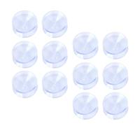 EXCEART 50piezas Almohadillas Antideslizantes Ventosas Dobles para Vidrio Protección Muebles Transparentes Resistente Presión Abrasión