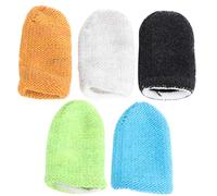 EXCEART 5piezas De Dedos Antiestáticos y Antitranspirantes Para Móviles Funda Colorida y Cómoda Para Hombres y Mujeres