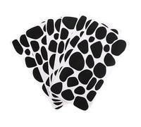 EXCEART 6 Hojas Pegatinas Adhesivas De Fieltro Manchas Dálmatas Tela De Fieltro Almohadilla Adhesiva De Fieltro Hojas De Fieltro Autoadhesivo Niño Irregular Pegatinas De Terciopelo