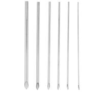 EXCEART 6 perforadoras de arcilla de acero inoxidable para cerámica, cortadoras de agujeros redondos para manualidades de cerámica y accesorios para hacer teteras.
