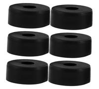 EXCEART 6 Piezas Alfombrilla De Altavoz Subwoofer Pies De Absorción De del Altavoz Almohadillas De Aislamiento para Altavoces Almohadillas De Aislamiento De Altavoces Negro Caucho