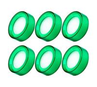 EXCEART 6 Piezas Esponja Húmeda para Dedos Color Verde Claro para Contar Dinero Material de Plástico y Esponja, Adecuado para Transacciones Oficina