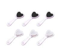 EXCEART 6 Piezas Lima para Pies en Forma de Corazón con Cepillo, Removedor de Callos y Piel Muerta, Herramienta de Pedicura Multifuncional para Cuidado de Durezas Color Color Aleatorio