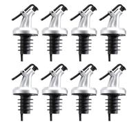 EXCEART 8 Tapones para Botellas de Abs y Silicona, Prácticos y Fáciles de Controlar, Ideales para Aceite de Oliva y Eventos como Bodas