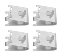 EXCEART Abrazaderas para Baldas de Frigorífico, Clips de Acero Inoxidable en Pack de 4 Unidades, Diseñados para Mejorar la Distribución del Espacio Nevera