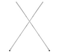 EXCEART Accesorios de Varillas de Mesa de Futbolín 0,7 M, Varillas de 8 MM Diámetro y 52,5 CM Tapas de Seguridad, Repuesto para Futbolín Infantil y Adulto