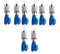 EXCEART Adaptador De Fc Macho Conversores Ópticos Híbridos Precisión Resistencia Altas Compatible Con Proyectos De Telecomunicaciones Redes Ópticas 2 Piezas X 4
