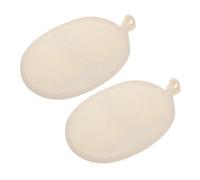 EXCEART Almohadillas Para Desmaquillar 2 Unids Exfoliating Loofah Pads Sponge Pads Loofah Cuerpo Scrubber Premium Exfoliating Loofah Pad Body Scrubber para Hombres Y Mujeres SPA