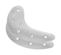 EXCEART Almohadillas para Talón de Zapatos y Botas en Forma de Media Luna, Resistentes al Desgaste con Tornillos Incluidos para Instalación Fácil