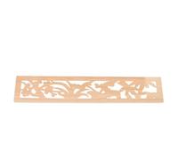 EXCEART Apliques de Madera Tallada para Mesita de Noche Múltiples Cajones, Decoración Práctica y Artística para Dormitorio Estilo Chino Elegante Beige