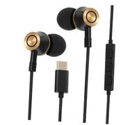 EXCEART Auriculares Type C In Ear con Micrófono y Cancelación de Ruido Ergonómico Cable Resistente y Flexible Compatibles con Smartphones y Tablets