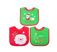 EXCEART Baberos Para Bebés De Navidad Toalla Para Saliva Babero Sencillo Hora Del Almuerzo Para Primera Navidad
