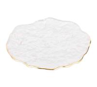 EXCEART Bandeja de Vidrio para Servir y Almacenar Frutas Superficie Lisa y Alta Durabilidad Adecuado para Uso Hogar y de Fruta