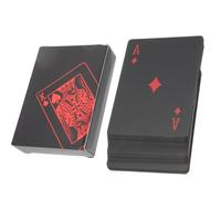 EXCEART Baraja de Cartas de Póker de Plástico Diseño Clásico Impreso, Paquete de 2 Cajas para Juegos de Mesa y Cotillones Divertidos