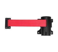 EXCEART Barrera de Pared Retráctil para Control de Multitudes con Cinturón Ajustable y Montaje Versátil de Acero Inoxidable en Exteriores