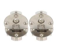 EXCEART Bisagras de Aleación de Zinc Ocultas para Mesa Plegable, Bisagra Abatible Metálica de Alta Resistencia, 2 Unidades para Muebles y Puertas de Armario