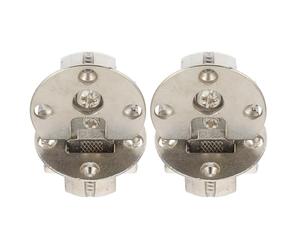 EXCEART Bisagras de Aleación de Zinc Ocultas para Mesa Plegable, Bisagra Abatible Metálica de Alta Resistencia, 2 Unidades para Muebles y Puertas de Armario