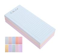 EXCEART Bloc de Notas Adhesivo para Listas de Tareas Papel Versátil y Respaldo Autoadhesivo, Adecuado para Capturar Ideas Espontáneas y Organizar Actividades Diarias