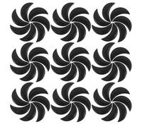EXCEART Bocas y Fácil Manejo 200 de Plástico de Forma de Luna Piezas Accesorios para Manualidades Acabado Suave para Muñecas Artesanales y Peluches en Proyectos de Costura