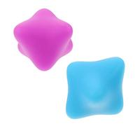 EXCEART Bola de Masaje 2 Unids Acupoint Masajes Bolas Hexagonales Mano Care Finger Balls Self Myofascial Trigger Spiky Acuppressure Balls Fortalecedores De Mano