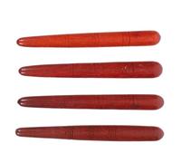 EXCEART Bolígrafos de Masaje de Madera de Palo de Rosa 4 Piezas, Herramienta Manual de Acupuntura Portátil para Puntos Gatillo, Cuidado Muscular y Relajación en Casa y Viaje