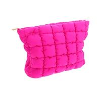 EXCEART Bolsa Maquillaje Pequeña con Diseño Cuadriculado para Viaje y Uso Diario Organizador Cosméticos Portátil para Mujeres Multiusos para Guardar Maquillaje Joyas y Llaves