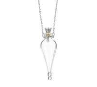 EXCEART Botella colgante collar con botella de deseos colgante Felix Felicis líquido suerte mini botella de cristal collar cadenas vitrina para amantes regalo