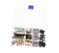 EXCEART Broches Magnéticos para Ropa y Bolsos 40 Piezas 18 Mm Color Plata Cierre Magnético Fuerte para Manualidades y Costura DIY Uso en Prendas y Accesorios