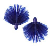 EXCEART Cabezal de Cepillo Azul para Limpiar Telarañas, 2 Piezas de Plástico Función Eficaz para Eliminar Polvo en Techos y Hogares