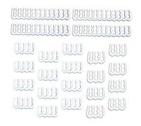 EXCEART Cable de Extensión de Alimentación con Peine Organizador Blanco para Gestión y Agrupación de Cables Duradero y Profesional para Pc y Fuente de Alimentación