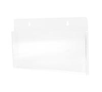 EXCEART Caja Archivadora de Acrílico Transparente para Documentos A4, Organizador de Archivos de Pared Práctico para Sala de Estar y Oficina