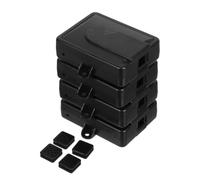 EXCEART Caja de Conexiones Eléctricas de Plástico Abs Resistente a Vibraciones E Impactos para Montaje en Pared, Pack de 4 Unidades Diseño Moderno y Funcional