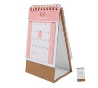 EXCEART Calendario de Escritorio Mini Planificador Mensual Simplificado Diseño Compacto y Minimalista Calendario para Oficina y Escuela Antiborrado Espacio para Notas
