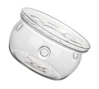 EXCEART Calentador de Tetera de Vidrio Base Antideslizante para Té de Escritorio Soporte para Velas Calefactoras Accesorio para Ceremonia del Té en Hogar Calentador Seguro y Estable