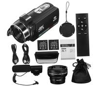 EXCEART Cámara De Pantalla Táctil Videocámara De Viaje para Adultos Grabadora Digital para Filmar Vlogs y Fotos Digitales Cámara De Vídeo para Bodas y Eventos