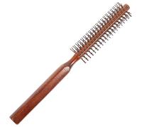 EXCEART Cepillo de Madera para Peinar Cabello Rizado Rodillo, Práctico y Creativo para Secado Secador, Adecuado para Uso en Hoteles y Cabello Corto