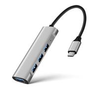 EXCEART Concentrador Tipo C de Puertos Adaptador USB para Portátil Divisor USB Puerto Múltiple para Ordenador