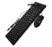 EXCEART Conjunto De Teclado y Ratón Caracteres Franceses Teclado Sencillo USB para Ordenador De Oficina Incluye Ratón para Trabajo Casa