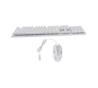 EXCEART Conjunto de Teclado y Ratón para Teclado USB Ergonómico Cable para Gamers para Jugar PC