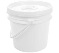 EXCEART Contenedor de Toallitas Húmedas para Bebés Tapa Práctica y Sello Hermético, Cubo de Plástico Blanco de 4l Adecuado para Uso en Coche y Viajes