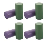 EXCEART Contenedores de Plástico para Desodorante Sólido 40g, Tubos Recargables Giratorios, Set de 8 Envases Vacíos para Desodorante Casero y Cuidado Personal Diario (4 Morados y 4
