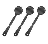 EXCEART Cubierta Oclusora para Examen Vista 3 Piezas Plástico Ligero Negro, Herramienta de Optometría Profesional para Cubrir Ojos en Pruebas Visuales, Apta para Todas las Edades