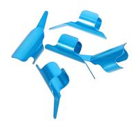 EXCEART Dedales de Costura Metálicos Abiertos 5 Piezas, Protectores de Dedos de Acero Inoxidable para Coser, Herramienta Ergonómica para Diy, Bordado y Patchwork, Protección